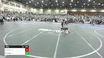 65 lbs Quarterfinal - Ayden Cruz, Vasky Bros vs Robert Greer, Fallon Outlaws WC