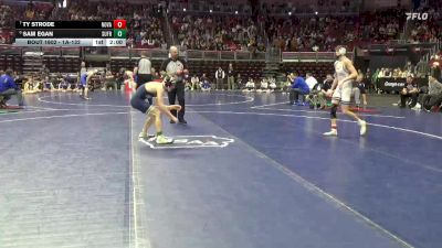 1A-132 lbs 5th Place Match - Ty Strode, Nodaway Valley vs Sam Egan, Sumner-Fredericksburg