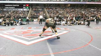 5A 190 lbs 1st Place Match - Harrison Compton, Seaforth vs Luke Padgett, Croatan