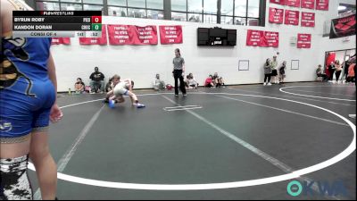 76 lbs Consi Of 4 - Byrun Roby, Piedmont vs Kandon Doran, Choctaw Ironman