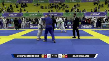 Adilson Di Celio Junior vs Christopher James Mattingly 2025 Brasileiro Jiu-Jitsu IBJJF
