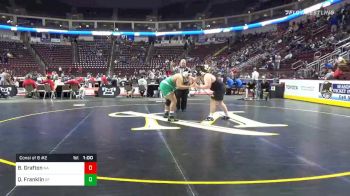 285 lbs Consolation - Ben Grafton, North Allegheny vs Quentin Franklin, South Fayette