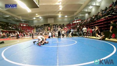 88 lbs Rr Rnd 3 - Easton McCauley, Barnsdall Youth Wrestling vs Fisher Hutchins, Salina Wrestling Club