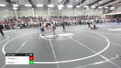 215 lbs Semifinal - Julian Pacheco, Monte Vista Takedown Club vs Frankie Gargus, Cedaredge