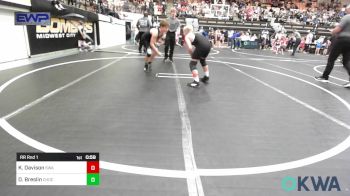 110 lbs Rr Rnd 1 - Knox Davison, Shelton Wrestling Academy vs Drake Breslin, Choctaw Ironman Youth Wrestling