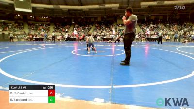 Consi Of 8 #1 - Sawyer McDaniel, Newcastle Youth Wrestling vs Bradford Sheppard, Noble Takedown Club