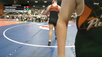 3A-285 lbs Quarterfinal - Gage Gromman, Burns/Pine Bluffs vs Doug Bettger, Powell