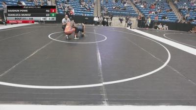 149 lbs Cons. Round 2 - Daishun Powe, Pratt Community College vs Gianluca Munoz, Arizona Christian University