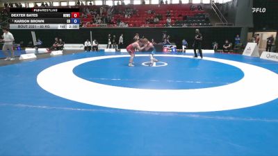 65 kg Quarterfinal - Dexter Bates, National Capital Wrestling Club vs Karson Brown, Coast RTC