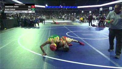 120 lbs Consi Of 32 #2 - Jonathan Jasso, Tulare Union (CS) vs Elias Casas, Cajon (SS)