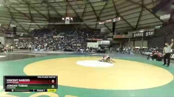 4A 132 lbs 5th Place Match - Vincent Nabors, South Kitsap vs Jordan Tobias, Chiawana