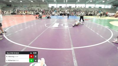 60 lbs Rr Rnd 1 - Ryley Herwig, Team Maryland vs Jase Atherton, Ride Out Wrestling Club Green