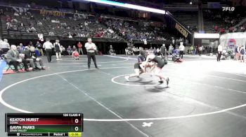 126 Class 4 lbs Cons. Round 2 - Keaton Hurst, Ozark vs Gavin Parks, Grain Valley