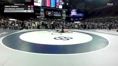 106 lbs Champ. Rd Of 128 - John D. Woodall, MA vs Jose Emmanuel Esperidion, WA