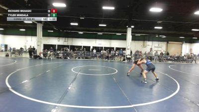132 lbs Consi Of 128 #2 - Richard Mujagic, CA vs Tyler Mindala, SC