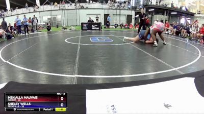 235 lbs Placement Matches (8 Team) - Mekialla Mauvais, Florida vs Shelby Wells, Texas Blue