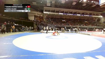 115 lbs Cons. Round 3 - Valeria Ramirez-Vargas, Golden Valley vs Azaria Valdez, Johansen