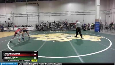 120 lbs Cons. Round 2 - Jordan Woodies, Owyhee vs Gabriel Smith, Rocky Mountain