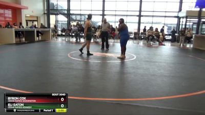 285 lbs Round 2 - Eli Eaton, Cedar Rapids Kennedy vs Byron Cox, Cedar Rapids Washington