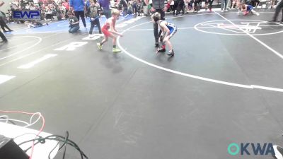 52-55 lbs Quarterfinal - Beckem Brooks, Winfield Youth Wrestling Club vs Cole Stewart, Catoosa Youth Wrestling