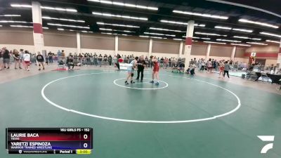 152 lbs Quarterfinal - Laurie Baca, Texas vs Yaretzi Espinoza, Warrior Trained Wrestling