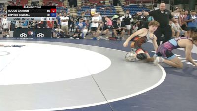 138 lbs Cons. Rd Of 128 - Rocco Gannon, Washington vs Zephyr Kimball, Connecticut