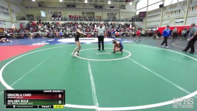 100 (102) Champ. Round 2 - Graciela Caro, Amador Valley vs Golden Rule, Del Norte (Cresent City)