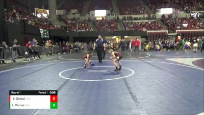 49/53 Round 1 - Sadie Sweat, Kalispell Wrestling Club vs Livia Varner, Baker Wrestling Club