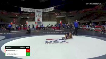 75 lbs 1st Place Match - Yamilette Hernandez, Top Dog Wrestling Club vs MaryGrace Mansour, Granite Wrestling Club