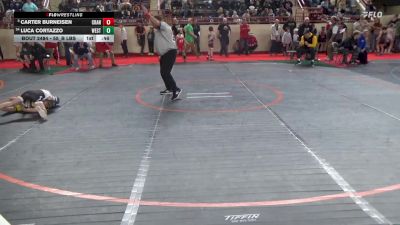 55_B lbs Consi Of 8 #1 - Carter Burneisen, Cranberry vs Luca Cortazzo, West Jefferson Hills