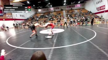 144 lbs Cons. Round 1 - Wyatt Timboe, Jackson Hole vs Wendell Hunolt, Evanston