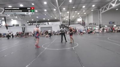 144 lbs Quarterfinals (8 Team) - Levonte Gibbons, Barn Brother WC vs Duncan Harrington, Este Built Prime