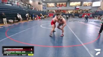 215 lbs Quarterfinal - Dimitrios Katsigiannis, Katy vs Christopher `Brock` Johnson, Carl Albert