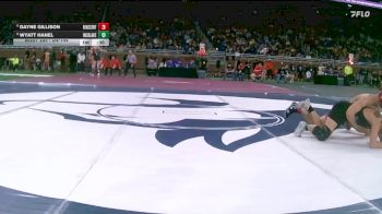 D4-144 lbs Cons. Round 2 - Dayne Gillison, Benzie Central vs Wyatt Hanel, Indian River Inland Lakes