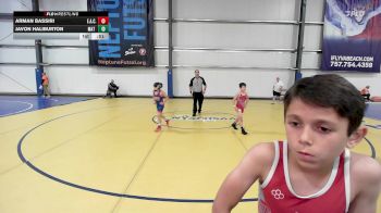 65 lbs Rr Rnd 1 - Arman Bassiri, Elite Athletic Club Gold vs Javon Haliburton, Mat Warriors Red