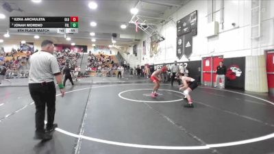 126 lbs 5th Place Match - Jonah Moreno, Fullerton vs Ezra Archuleta, Lutheran/Orange