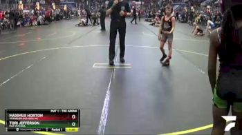66 lbs Cons. Round 1 - Maximus Horton, Vicksburg Bulldog WC vs Tori Jefferson, Mat Psychos