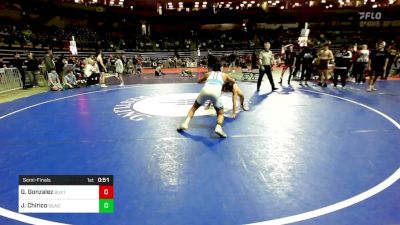 144 lbs Semifinal - Gideon Gonzalez, Buxton (NJ) vs John Chirico, Seagull Wrestling Club