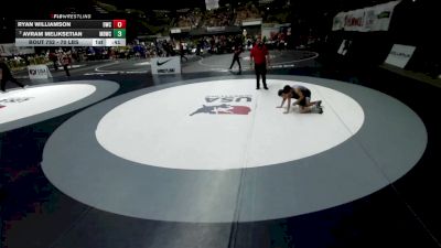 70 lbs 1st Place Match - Ryan Williamson, 951 Wrestling Club vs Avram Meliksetian, Mad Dawg Wrestling Club
