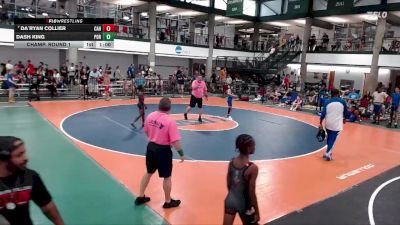 66-72 lbs Champ. Round 1 - Da`Ryan Collier, Cahokia vs Dash King, PORTA/Havana