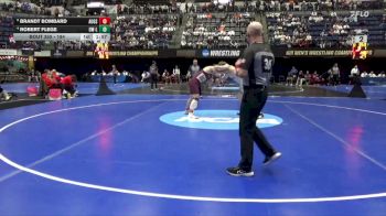 184 lbs Cons. Semi - Robert Flege, Wis.-La Crosse vs Brandt Bombard, Augsburg