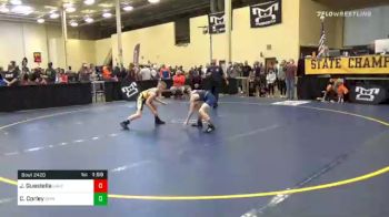 90 lbs Quarterfinal - Joseph Guastella, Lake Lehman vs Colton Corley, Spring Cove