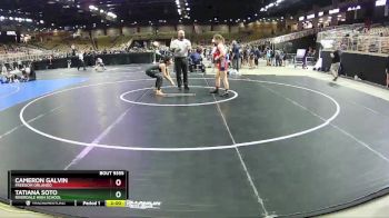 115 lbs Semifinal - Cameron Galvin, Freedom Orlando vs Tatiana Soto, Riverdale High School