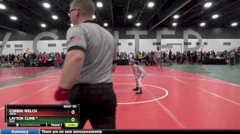 65 lbs Cons. Round 2 - Layton Cline *, XENI vs Corbin Welch, WESR