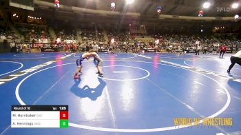 100 lbs Round Of 16 - Mason Hornbaker, Delta Wrestling Club, Inc vs August Hennings, Nebraska Boyz