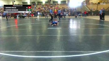 45 lbs Quarterfinal - Carter Womack, Swarm Wrestling vs Adonis Walle, Iron Knights