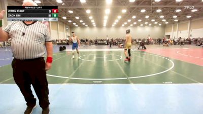 145 lbs Round Of 128 - Owen Cline, OH vs Zach Lim, MA