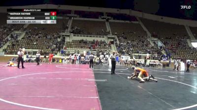 5A 120 lbs Cons. Semi - Nathan Haynie, Montevallo vs Brandon Harman, Beauregard HS