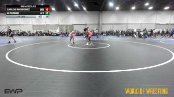 92 lbs Rr Rnd 5 - Carlos Rodriguez, Untouchables 12u PURPLE vs EJ Turner, OK Elite 12U 1