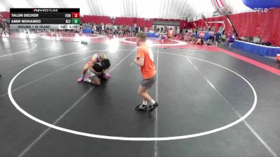 157 lbs Round 1 (8 Team) - Amir Mohamed, Rochester Century B vs Talon Decker, Illinois Top Dawgs Navy